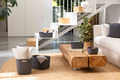 Curver Softex mandjes in de woonkamer